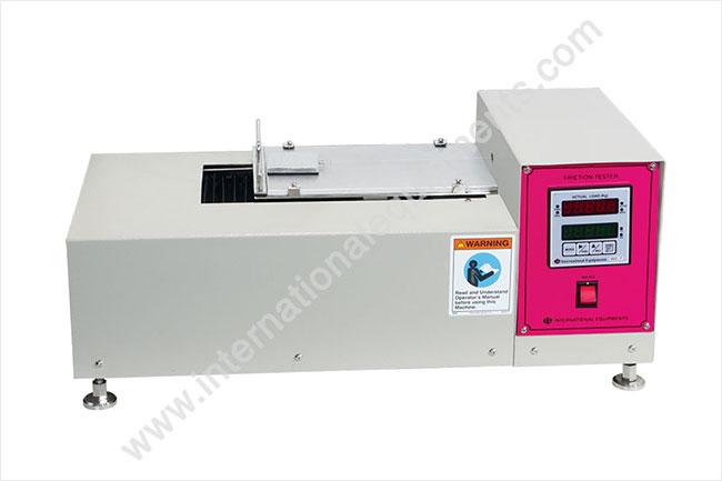 Digital Static and Kinetic Coefficient of Friction Tester